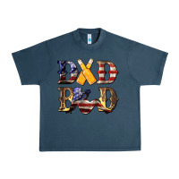 Midnight Navy American Flag Dad Bod Urban Heavy Tee - LillyAllenDesigns