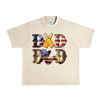 Sandshell American Flag Dad Bod Urban Heavy Tee - LillyAllenDesigns