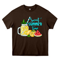 Chocolate Brown sweet summer time no background Heavy Core Tee - Jasminsmagicworld