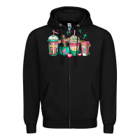 Black religious christian coffee cups Zipper Hoodie - Jasminsmagicworld
