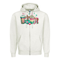 Oatmeal Heather religious christian coffee cups Zipper Hoodie - Jasminsmagicworld