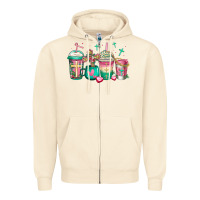 Sandshell religious christian coffee cups Zipper Hoodie - Jasminsmagicworld