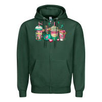 Sports Green religious christian coffee cups Zipper Hoodie - Jasminsmagicworld