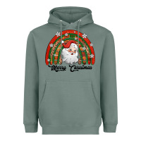 Sage merry christmas santa rainbow Heavyweight Hoodie - Jasminsmagicworld