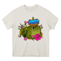 Cream valentines day frog prince olivia Heavy Core Tee - OliviaCreatesArt