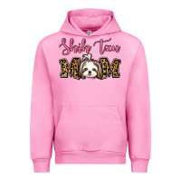 Fuchsia Pink Shih Tzu Mom Urban Hoodie - Jasminsmagicworld