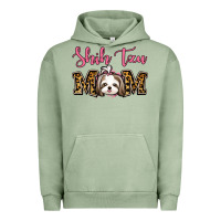 Pigment Oil Green Shih Tzu Mom Urban Hoodie - Jasminsmagicworld