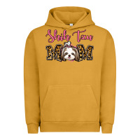 Pigment Peanut Butter Shih Tzu Mom Urban Hoodie - Jasminsmagicworld