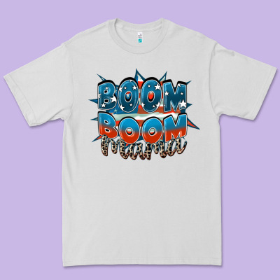 Boom Boom Mama Premium Tee Designed By Fadigitalartstudio
