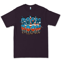 Plum Boom boom Mama Premium Tee - FaDigitalArtStudio