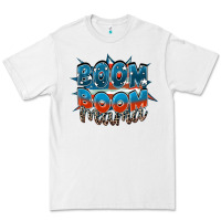 White Boom boom Mama Premium Tee - FaDigitalArtStudio