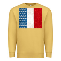 Antique Gold custom text american flag(used font 'doctrin Premium Sweatshirt - Jasminsmagicworld