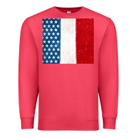 Cardinal custom text american flag(used font 'doctrin Premium Sweatshirt - Jasminsmagicworld
