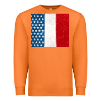 Carrot custom text american flag(used font 'doctrin Premium Sweatshirt - Jasminsmagicworld