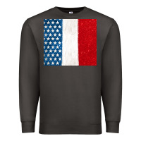 Smoke custom text american flag(used font 'doctrin Premium Sweatshirt - Jasminsmagicworld