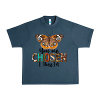 Midnight Navy You Are Chosen Religious Urban Heavy Tee - LillyAllenDesigns