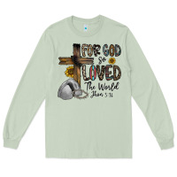 Matcha for god so loved the world jhon Long Sleeve Tee - CowhideDigitalArt