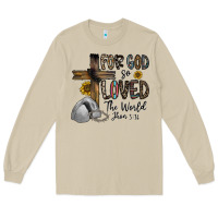Mushroom for god so loved the world jhon Long Sleeve Tee - CowhideDigitalArt