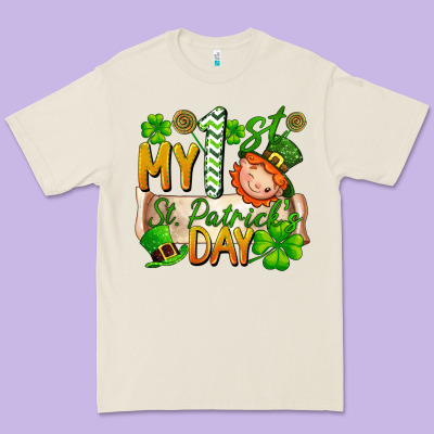 My 1st St Patricks Day Premium Tee Designed By Fadigitalartstudio