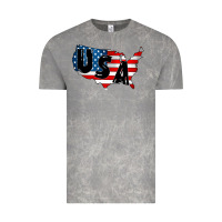 Cloud Rock Usa Vintage Tee - CowhideDigitalArt