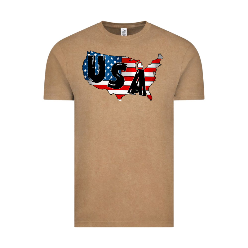 Usa Vintage Tee by CowhideDigitalArt | Teevron