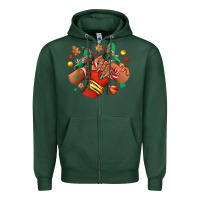 Sports Green Christmas black girl sneakers Zipper Hoodie - RanaPortraitStore