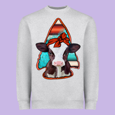 Baby Calf Arrowhead Heavyweight Sweatshirt Designed By Jasminsmagicworld