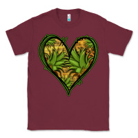 Burgundy pineapple heart Classic Tee - Jasminsmagicworld