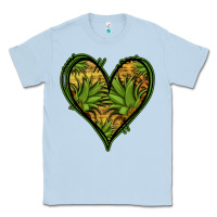 Dusty Blue pineapple heart Classic Tee - Jasminsmagicworld