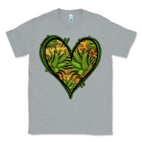 Heather Grey pineapple heart Classic Tee - Jasminsmagicworld