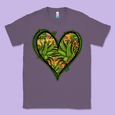 Pineapple Heart Classic Tee Designed By Jasminsmagicworld