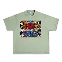 Oil Green land of the free  th of july brushstroke Urban Heavy Tee - Jasminsmagicworld