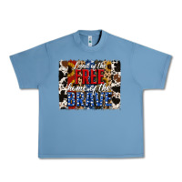Pebble Blue land of the free  th of july brushstroke Urban Heavy Tee - Jasminsmagicworld