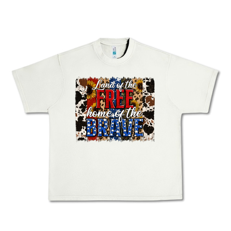 Land Of The Free  Th Of July Brushstroke Urban Heavy Tee by Jasminsmagicworld | Teevron