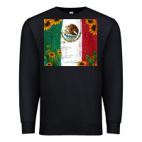 Black cactus sunflower mexican flag z Premium Sweatshirt - Jasminsmagicworld