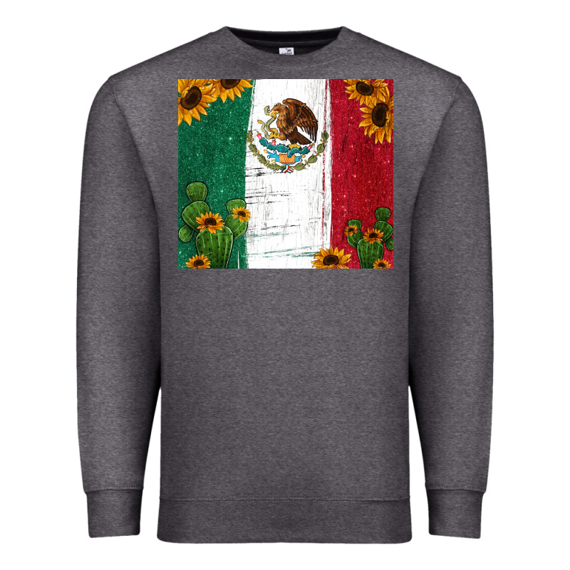 Cactus Sunflower Mexican Flag Z Premium Sweatshirt by Jasminsmagicworld | Teevron