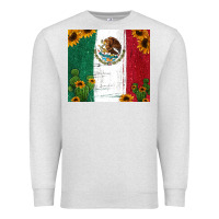 Oatmeal Heather cactus sunflower mexican flag z Premium Sweatshirt - Jasminsmagicworld