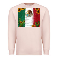 Pale Pink cactus sunflower mexican flag z Premium Sweatshirt - Jasminsmagicworld