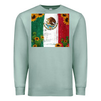 Seafoam cactus sunflower mexican flag z Premium Sweatshirt - Jasminsmagicworld