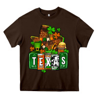 St. Patrick's Texas Map Heavy Core Tee | Teevron