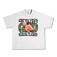 Lunar Rock With god all things are possible leopard frame Urban Heavy Tee - LillyAllenDesigns