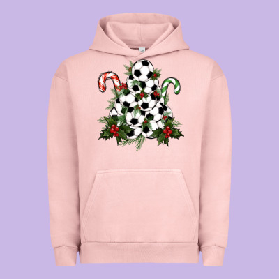 Soccer Tree Christmas Urban Hoodie Designed By Ranaportraitstore