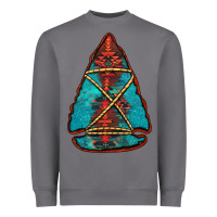 Storm turquoise glitter aztec arrowhead Heavyweight Sweatshirt - Jasminsmagicworld