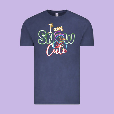 L Am Snow Cute Vintage Tee Designed By Cowhidedigitalart