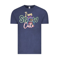 Vintage Denim l am snow cute Vintage Tee - CowhideDigitalArt