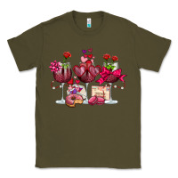 Army Green valentine's day wine glasses Classic Tee - OliviaCreatesArt