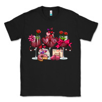 Black valentine's day wine glasses Classic Tee - OliviaCreatesArt