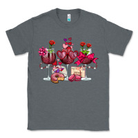 Charcoal Heather valentine's day wine glasses Classic Tee - OliviaCreatesArt
