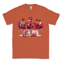 Copper valentine's day wine glasses Classic Tee - OliviaCreatesArt