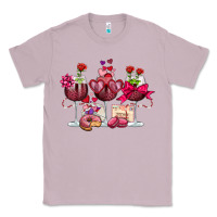 Lilac valentine's day wine glasses Classic Tee - OliviaCreatesArt
